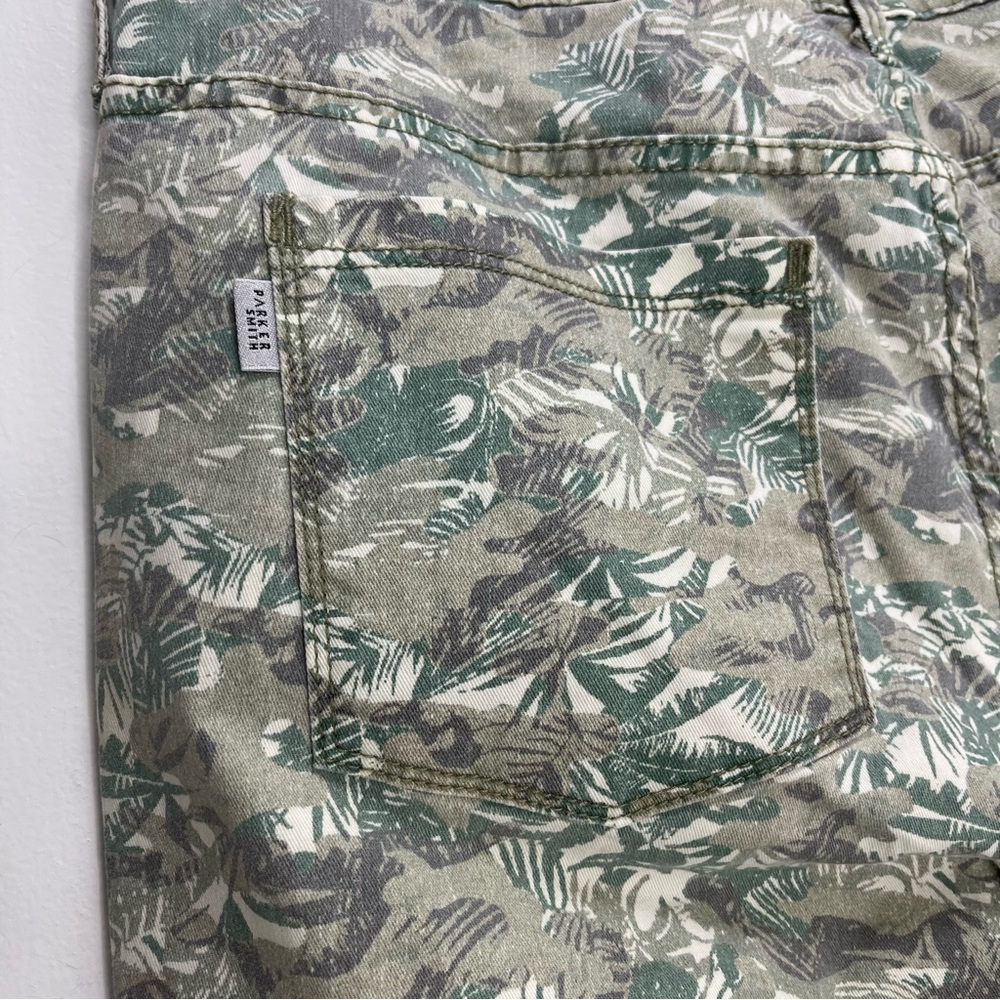 Parker Smith All over leaf Print Jeans Tropical - Picture 3 of 7